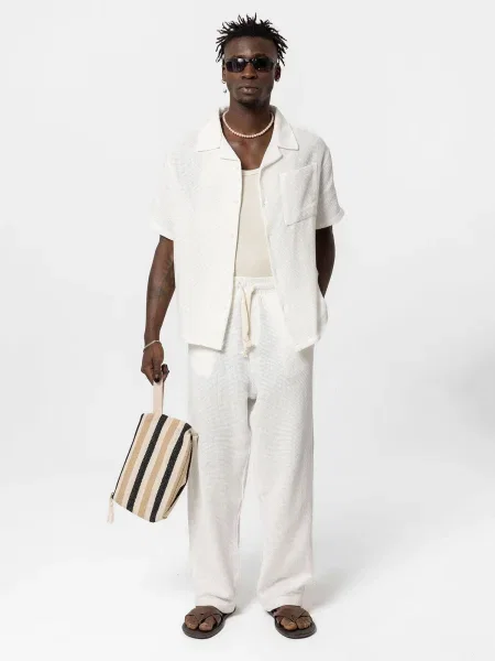 VAMOS CLO Košile Indre' bílá