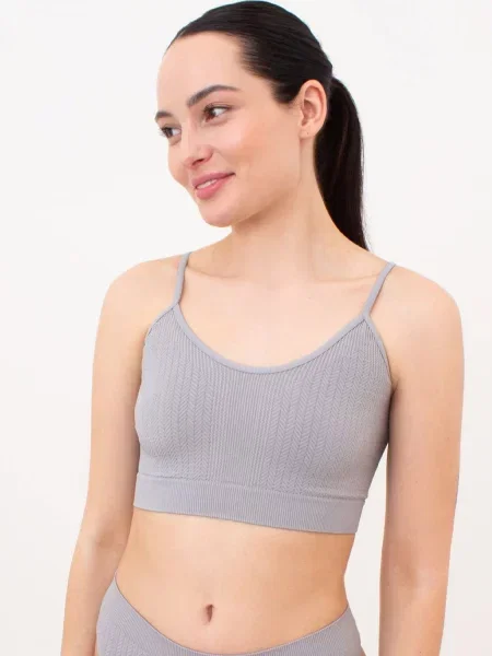 Бюстгальтер Giulia мікрофібра сірий