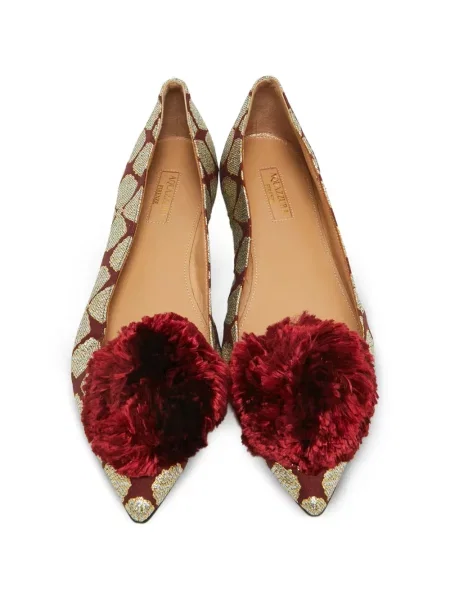 Balerina Aquazzura piros