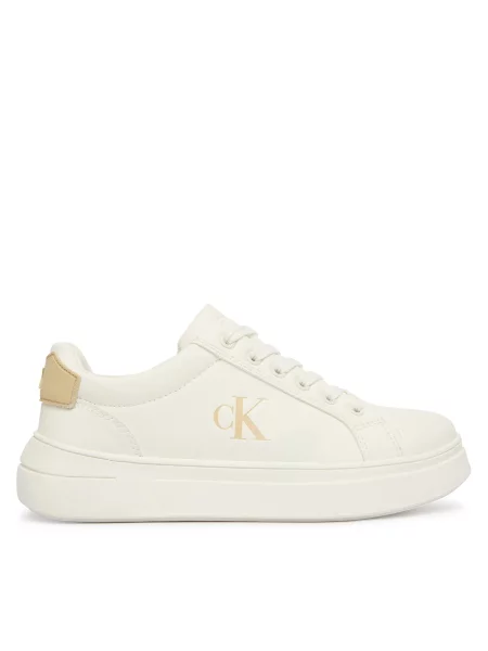 Αθλητικά Calvin Klein Low Cut Lace Up λευκό