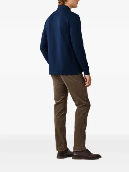 Μακρύς polo Hackett London με κέντημα μπλε