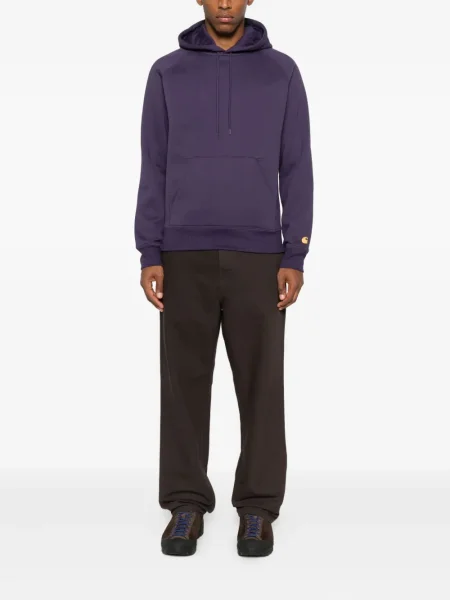 Hanorac cu glugă Carhartt Wip violet