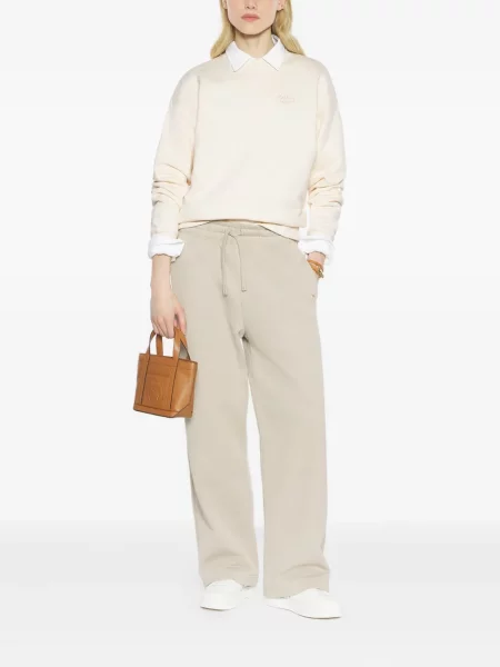 Hanorac Maison Kitsune cu broderie roz