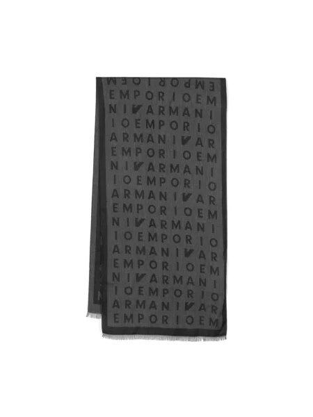 Szal Emporio Armani czarna