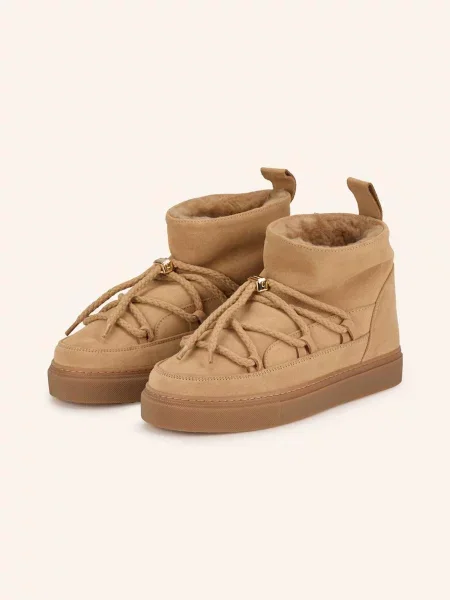 Inuikii Botki Classic Low beige beżowe