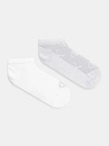 Чорапи Calvin Klein Jeans 2 чифта бяло