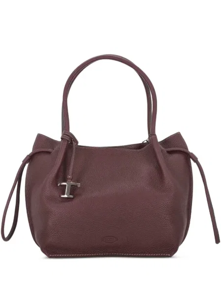 Geanta de piele Tod's din piele maro