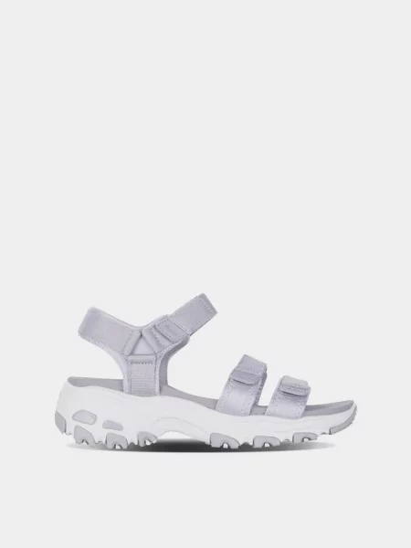 Сандалії Skechers D'Lites Fresh Catch текстиль сірий