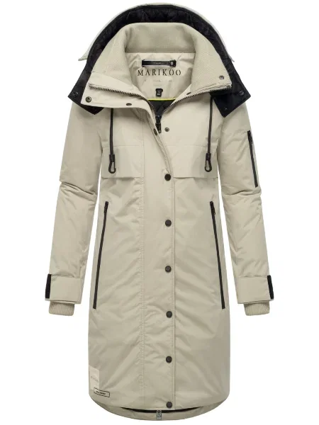 MARIKOO Zimski plašč Anoukaa greige
