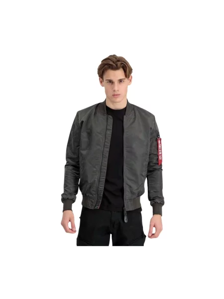 Kurtka bomber Alpha Industries szary