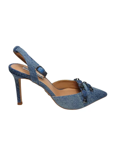 Czółenka Steve Madden na szpilce niebieska