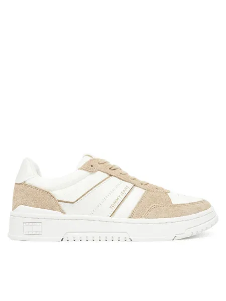 Tommy Jeans Sneakersy Tjm Cupsole Pods Biela béžová