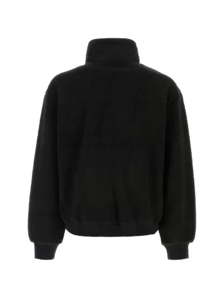 Pulover Entire Studios din fleece negru