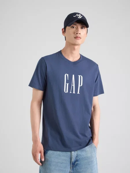 GAP Tričko EVERYDAY enciánová biela