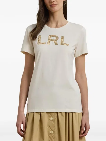 Тениска Lauren Ralph Lauren бродирана