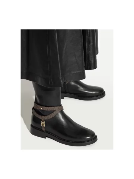 Kozaki Michael Kors skórzane czarne