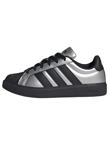 ADIDAS SPORTSWEAR Nízke tenisky Streettalk / strieborná čierna
