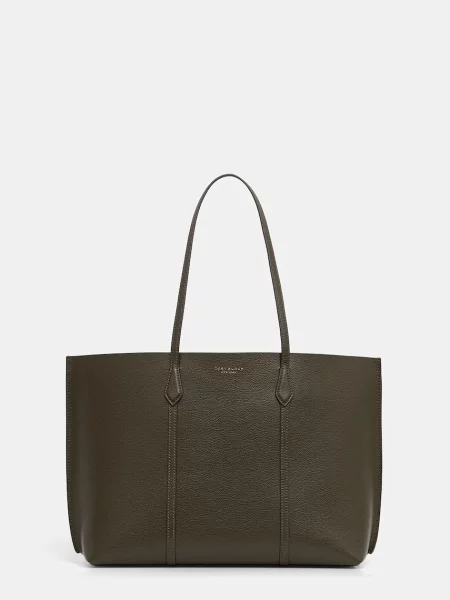 Tory Burch geantă shopper pentru femei din piele Perry verde