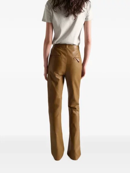 Pantaloni Dorothee Schumacher din piele maro