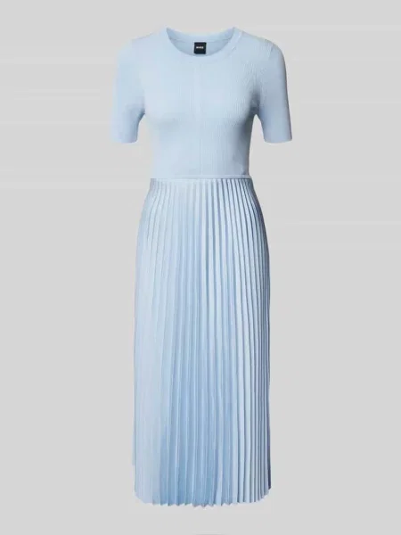 BOSS sukienka na co dzień Fadridi Kobiety jednolity XL niebieski