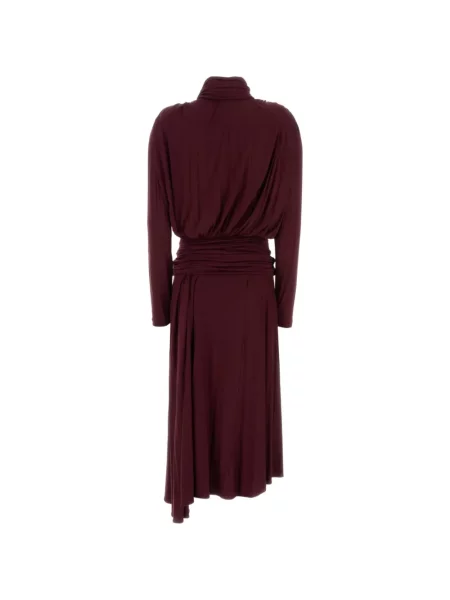 Rochie midi Blumarine cu volane roșu