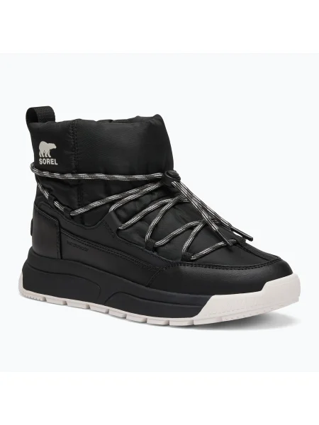 Ghete pentru femei Sorel Whitney III Mid Wp sea salt / black negru