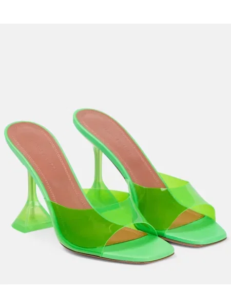 Mules Amina Muaddi zelena