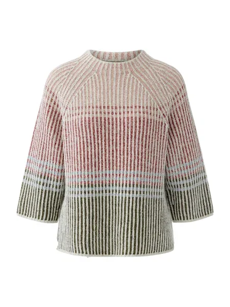 OUI Pulover / verde / roșu bej