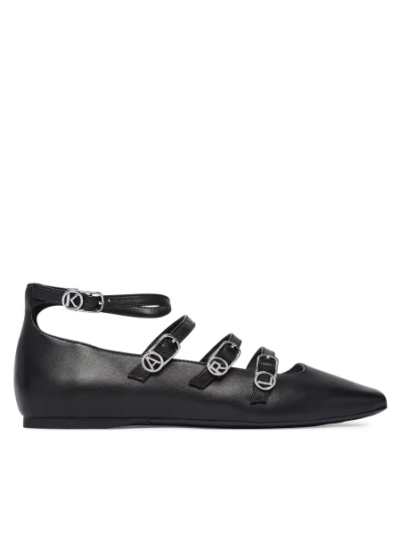 KARL LAGERFELD Balerinke Konnie črna