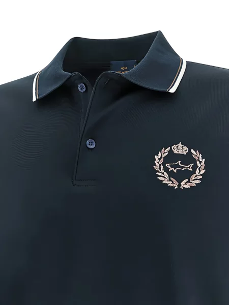 Polo Paul & Shark με κέντημα μπλε