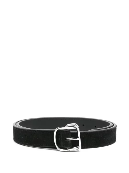 Curea Toteme din piele de căprioară negru