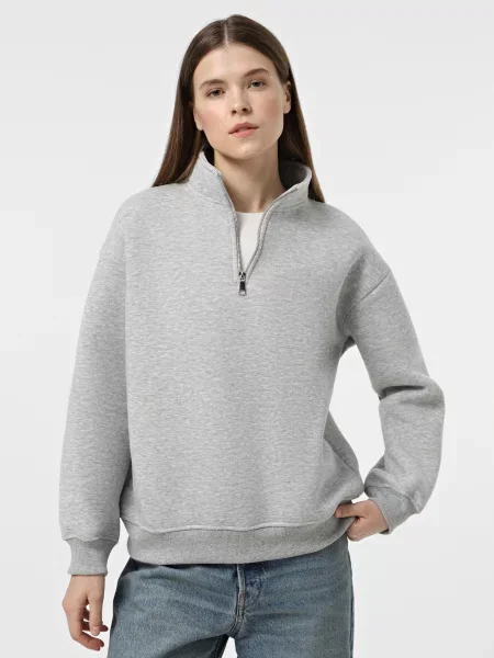 Кофта Braska бавовна/еластан сірий