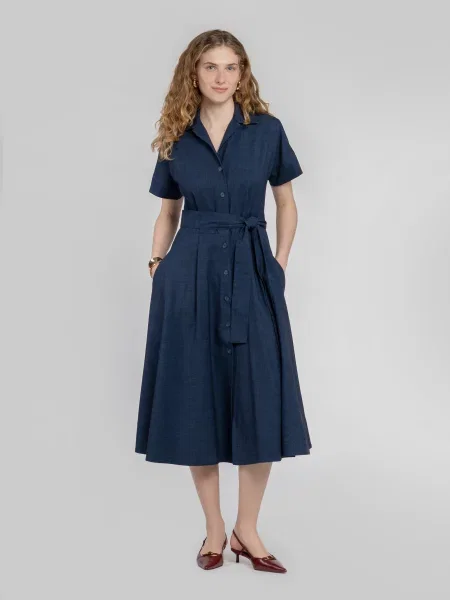 Сукня міді Arber синій