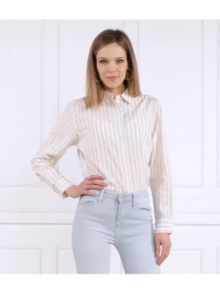 Tommy Hilfiger Cămașă BANKER STP | Relaxed fit alb