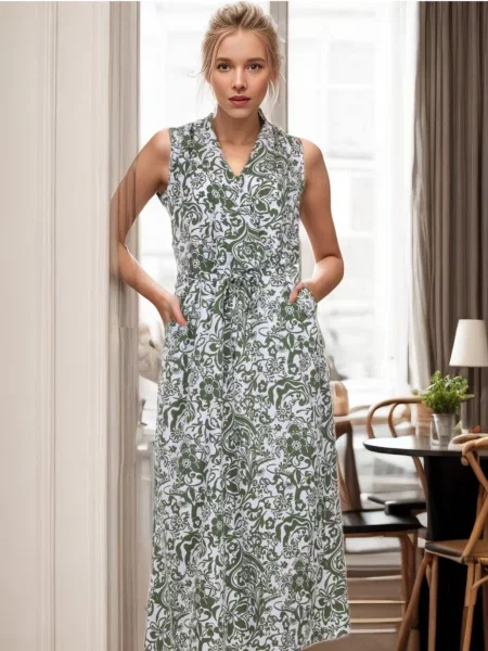 Сукня міді LadyLike зелений