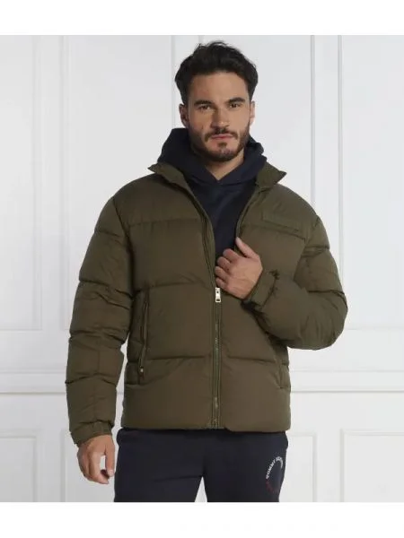 Tommy Hilfiger Steppelt kabát NEW YORK GMD DOWN PUFFER | Oversize fit zöld