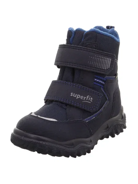 SUPERFIT Bocanci de zăpadă HUSKY albastru / bleumarin gri