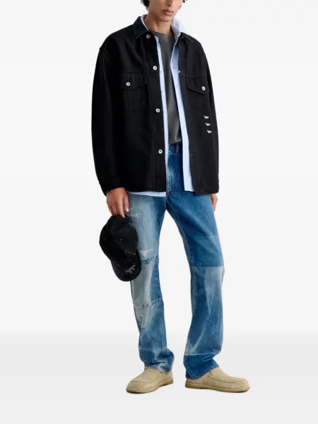 Geacă cămașă Maison Kitsune negru