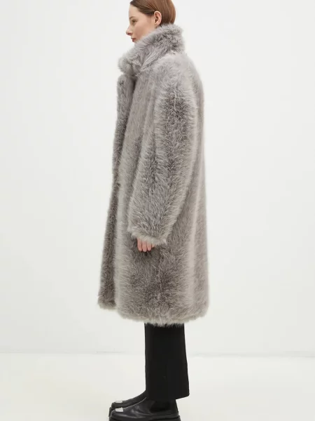 Пальто Sportmax серое