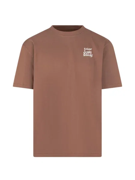 Tricou Kidsuper cu imagine maro