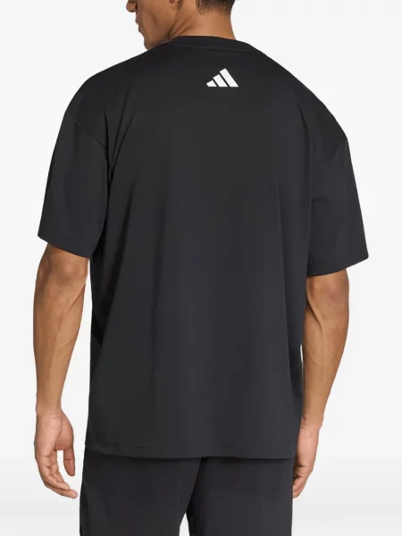Scurt tricou Adidas alergare cu broderie portocaliu