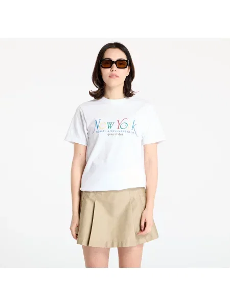 Футболка Sporty & Rich з принтом біла