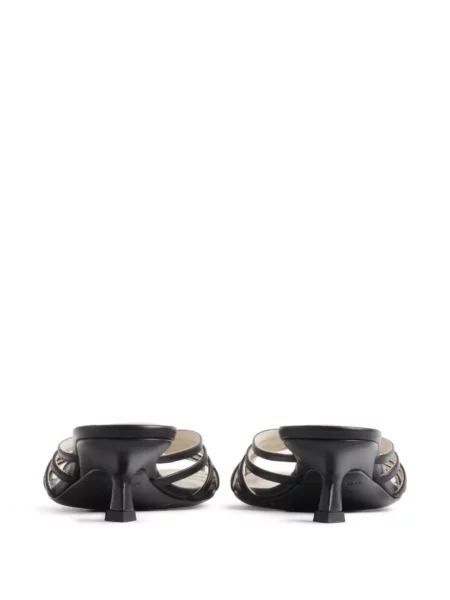 Papuci tip mules Mugler negru