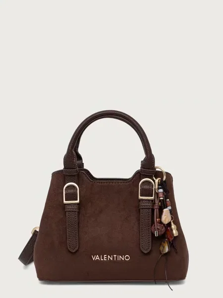 Valentino Bags torebka crossbody z imitacji zamszu WINNIE WINTER brązowa
