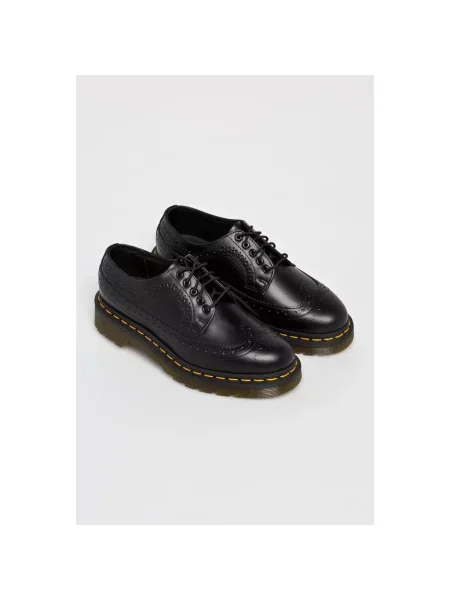 Brogsy Dr. Martens skórzany czarny