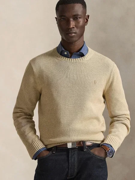 Пуловер Polo Ralph Lauren кафяво