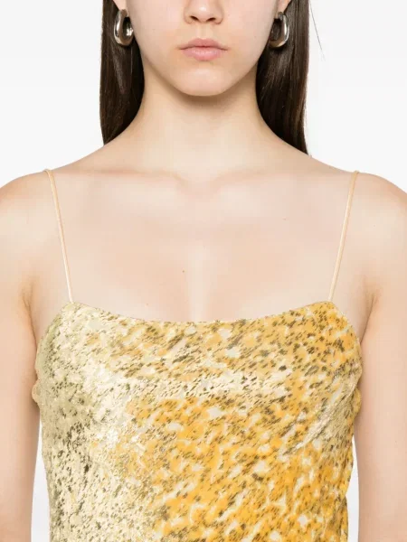 Rochie Forte_forte de costum galben
