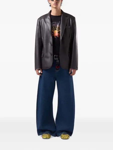 Decupat tricou Gcds cu imagine negru