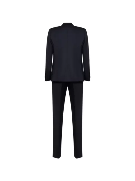 Costum Lardini cu rever albastru