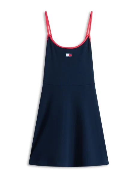 Tommy Jeans Rochie de zi Bleumarin roșu